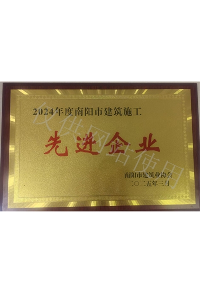 2025年度先进企业